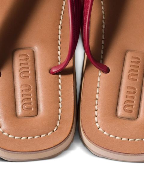 Miu Miu Thong sandals - Red
