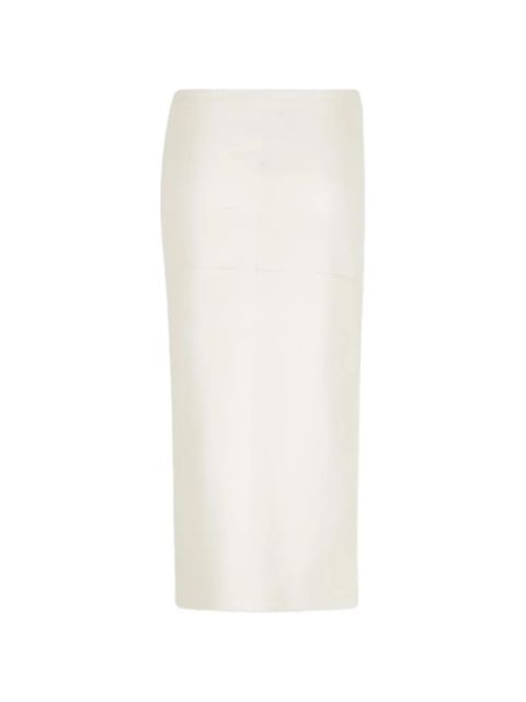 Rabanne ruffled buttoned midi skirt - Neutrals - zdjęcie produktu nr 2