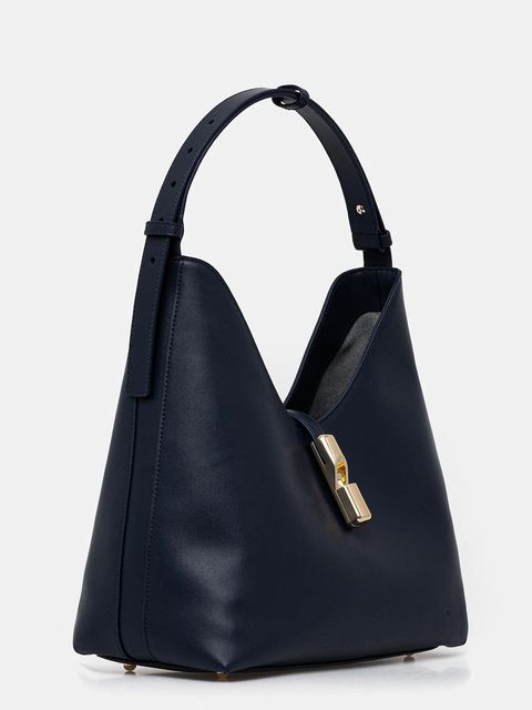 Furla torebka skórzana Goccia M kolor granatowy WB01499 BX3104 4852S - zdjęcie produktu nr 2