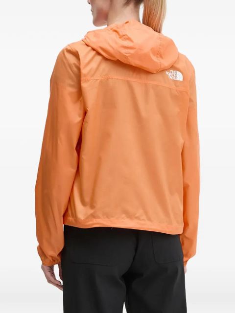 The North Face hooded zip performance track jacket - Orange