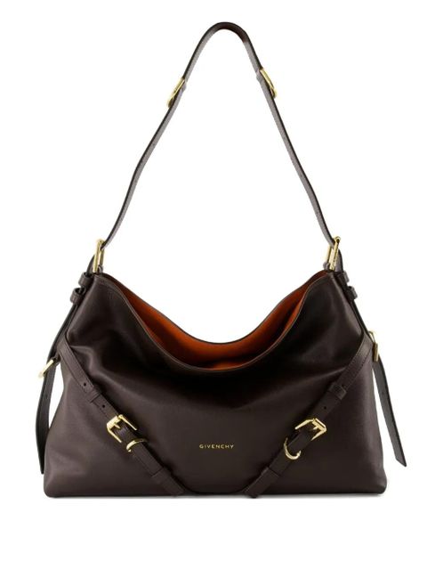Givenchy medium Voyou buckle-fastening calfskin shoulder bag - Brown - zdjęcie produktu nr 1