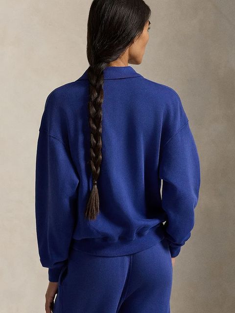 Polo Ralph Lauren bluza damska kolor niebieski gładka 211947966 - zdjęcie produktu nr 2