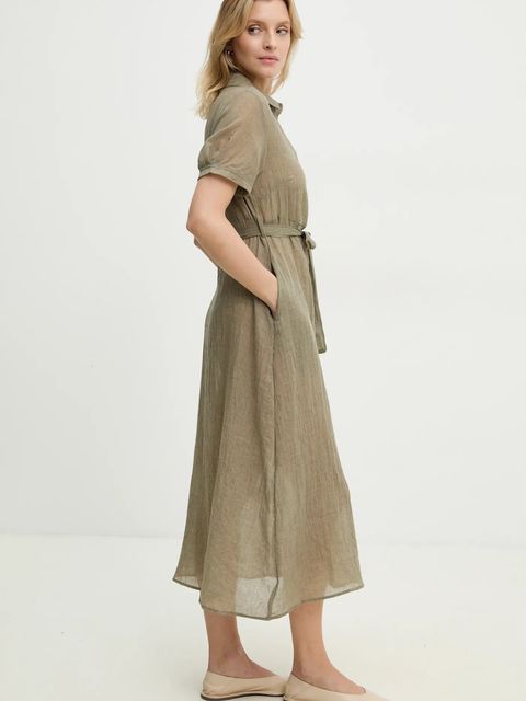 Answear.LAB sukienka lniana - zdjęcie produktu nr 2