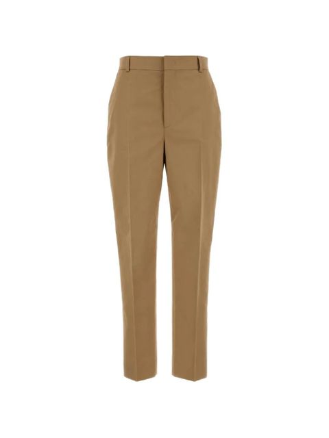 Moschino pressed-crease cotton trousers - Neutrals - zdjęcie produktu nr 1