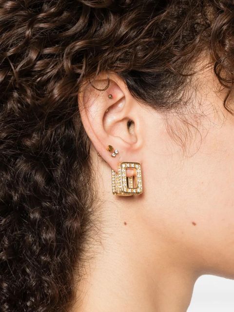 Marni square-frame diamond earring - Gold - zdjęcie produktu nr 2