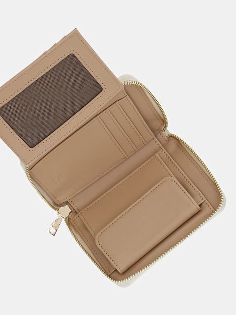 Love Moschino portfel damski kolor beżowy JC5702PP1