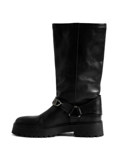 Zadig&Voltaire Angie buckle-strap boots - Black