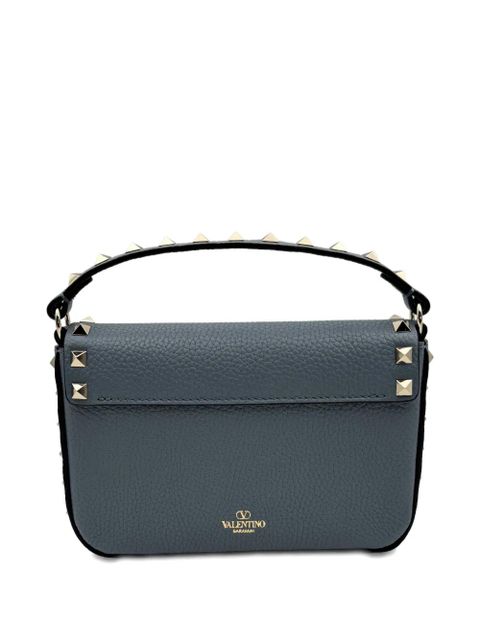 Valentino Garavani Rockstud leather tote bag - Blue - zdjęcie produktu nr 2