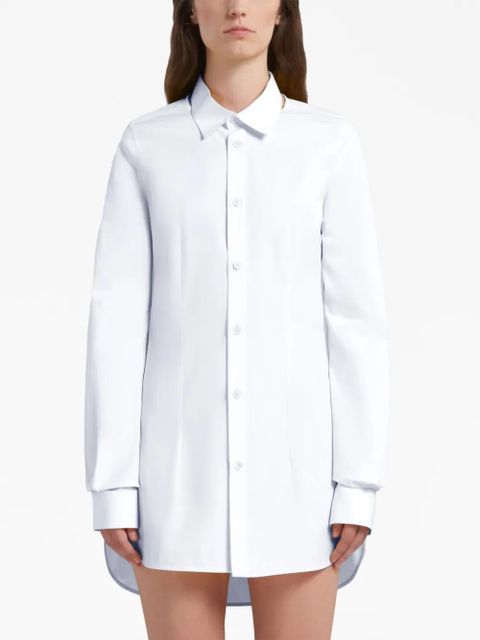 Marni balloon-sleeve poplin shirt - White