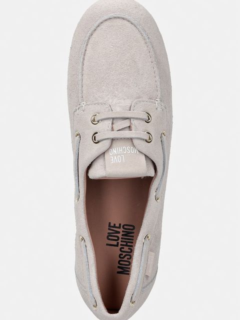 Love Moschino półbuty zamszowe