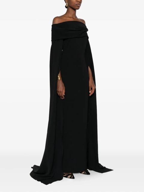 Solace London Nuri maxi dress - Black