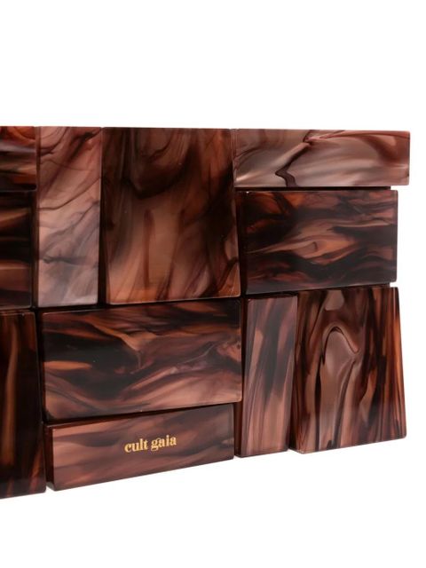 Cult Gaia Galleria clutch bag - Brown