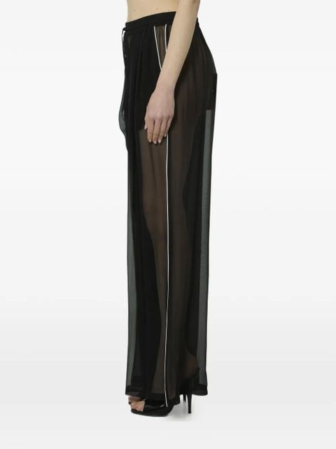 Dolce & Gabbana silk chiffon trousers - Black - zdjęcie produktu nr 1