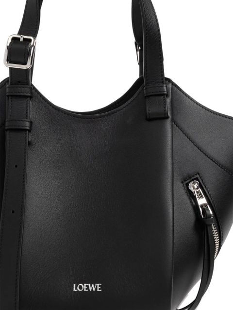 LOEWE Hammock Flip leather tote bag - Black