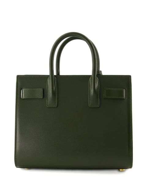 Saint Laurent nano Sac De Jour tote bag - Green