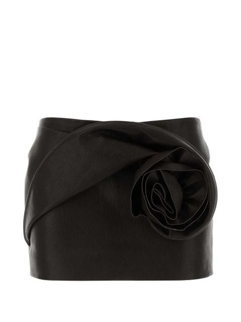 Magda Butrym leather mini skirt - Brown - zdjęcie produktu nr 1