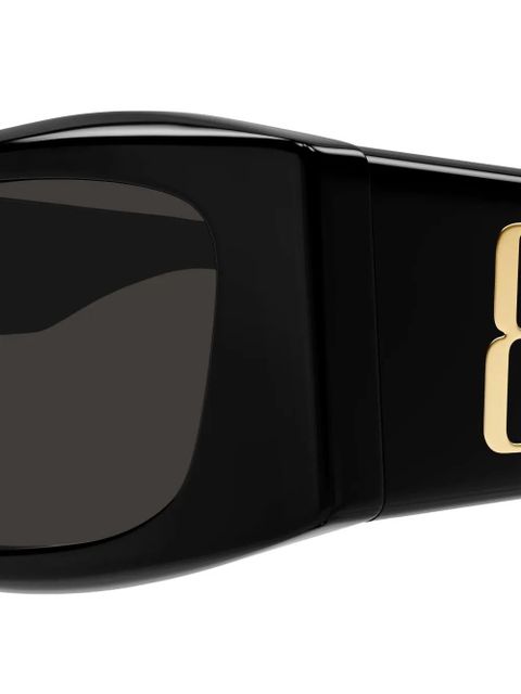 Balenciaga Eyewear rectangle sunglasses - Black