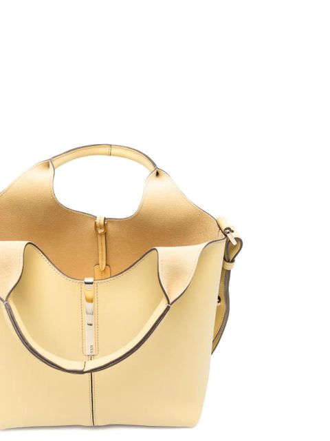 Tod's mini leather tote bag - Yellow