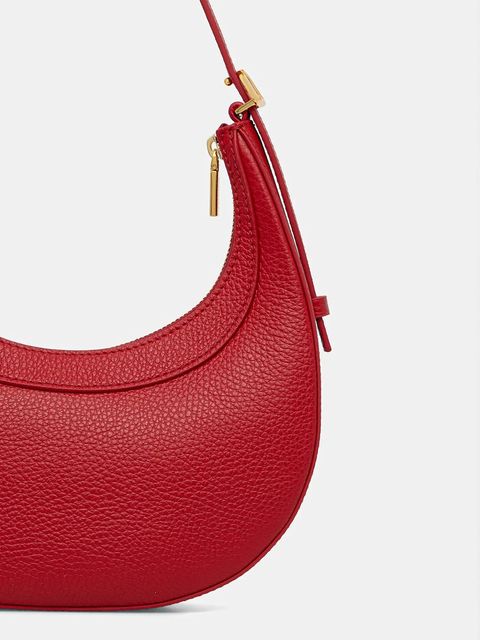 Coccinelle torebka skórzana kolor czerwony E5 PIP 53 01 01