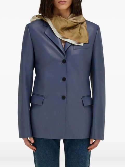 Ferragamo jacquard silk scarf - Neutrals - zdjęcie produktu nr 2