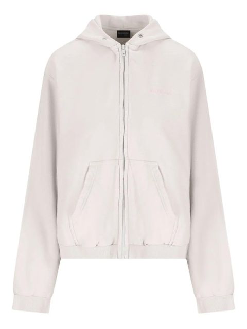 Balenciaga zip-up hoodie - Neutrals - zdjęcie produktu nr 1