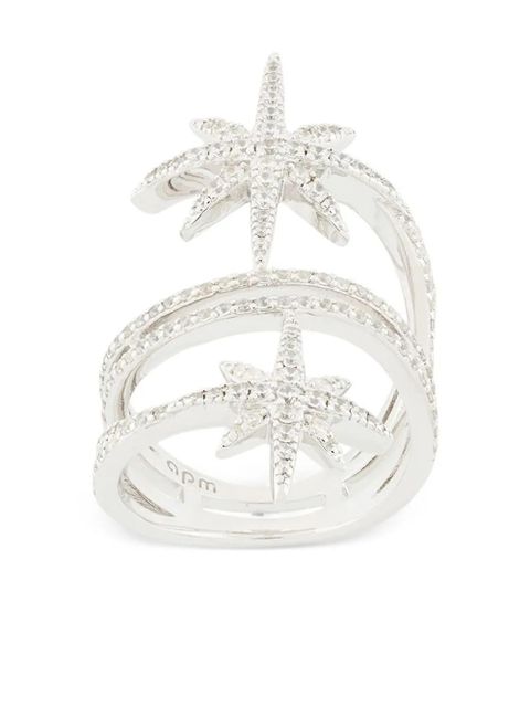 APM Monaco Double Météorites ring - Silver - zdjęcie produktu nr 1