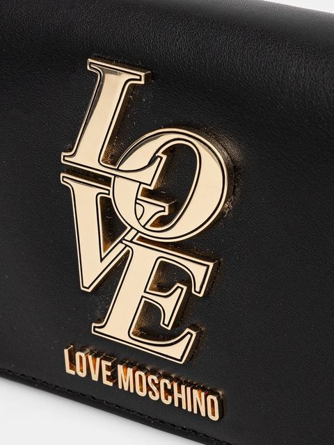 Love Moschino kopertówka kolor czarny JC5663PP1