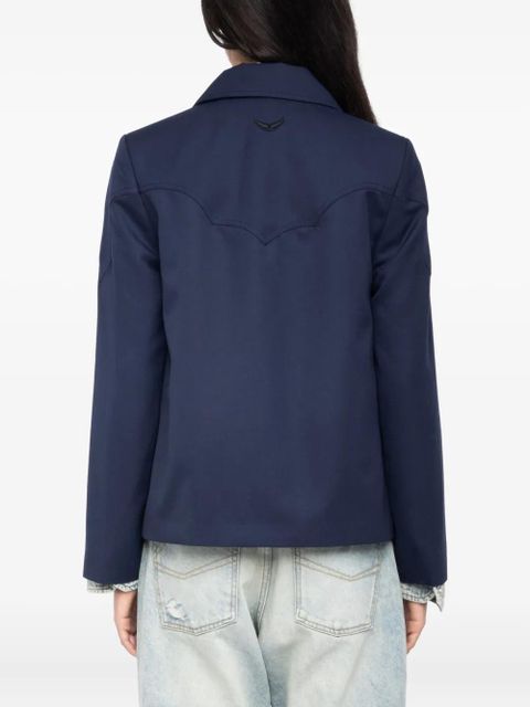 Zadig&Voltaire button-fastening blazer - Blue