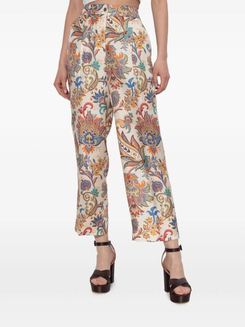 ETRO paisley-print trousers - Neutrals