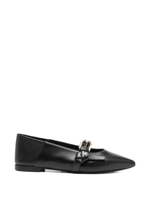 Moschino buckle strap ballet flats - Black - zdjęcie produktu nr 1