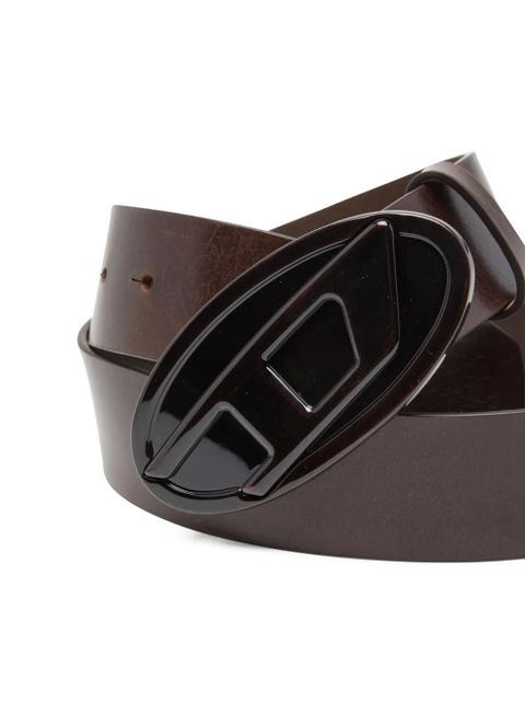 Diesel B-1DR oval-buckle belt - Brown