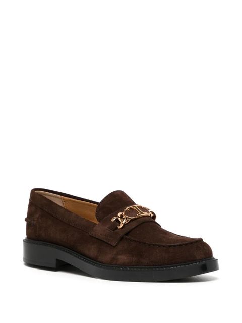 Tod's T-chain leather loafers - Brown - zdjęcie produktu nr 2