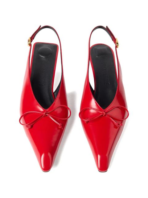 Jacquemus The Cubisto slingbacks pumps - Red