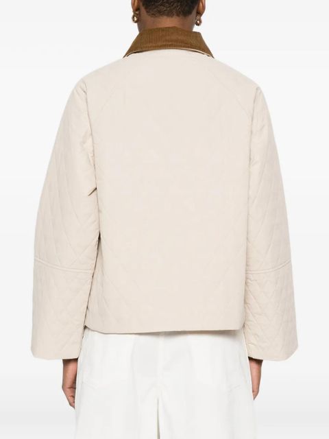 Barbour corduroy-collar jacket - Neutrals