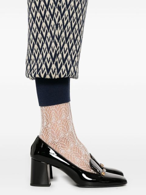 Valentino Garavani Toute La V jacquard track pants - Blue