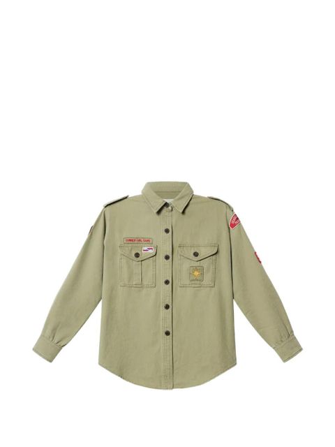 ISABEL MARANT Umberta buttoned patch-pocket shirt - Green - zdjęcie produktu nr 1