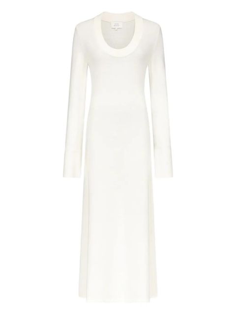 LouLou de Saison Ari midi dress - Neutrals - zdjęcie produktu nr 1