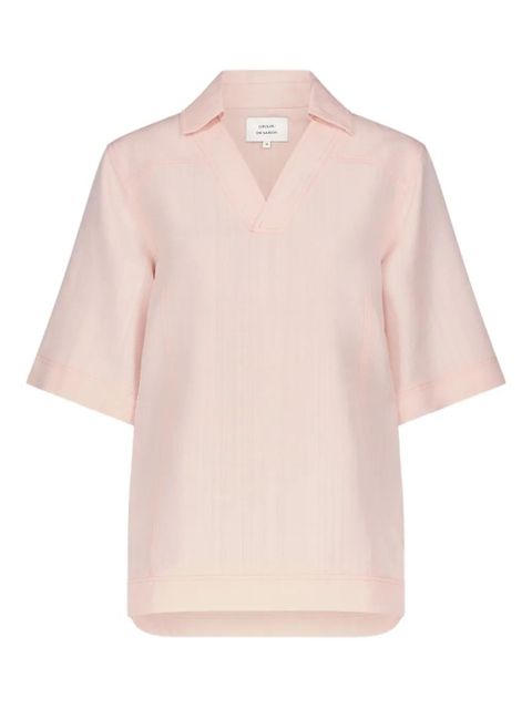LouLou de Saison Ermo open neck top - Pink - zdjęcie produktu nr 1