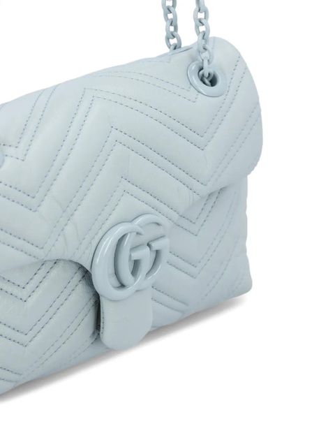 Gucci small GG Marmont shoulder bag - Blue