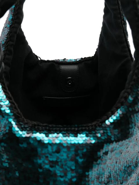 JW Anderson mini sequinned tote bag - Green