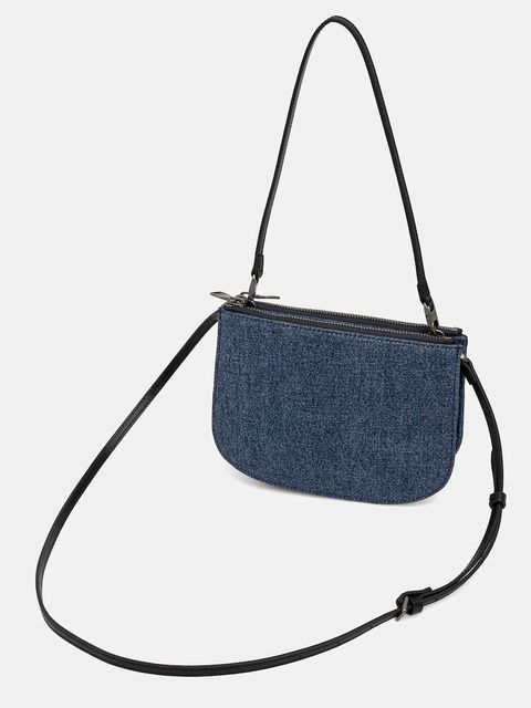 Diesel torebka jeansowa 1DR 2.0 1DR TWIN kolor niebieski X10330.P6717