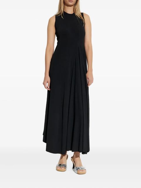 Balenciaga sleeveless pleated maxi dress - Black