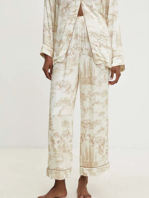 Answear.LAB piżama damska kolor beżowy