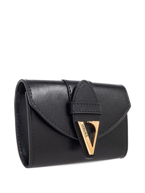 Versace leather wallet - Black