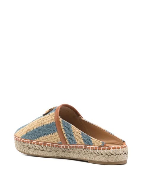 Valentino Garavani VLogo raffia espadrilles - Neutrals