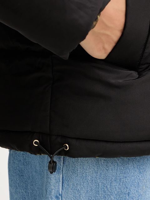 Just Cavalli kurtka dwustronna kolor zielony zimowa 79PAS422 CQDS5