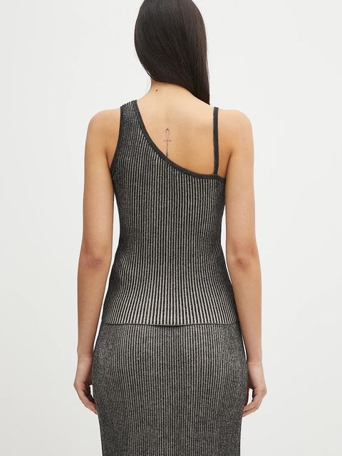 Samsoe Samsoe top Sacheryl damskie kolor czarny F25100060