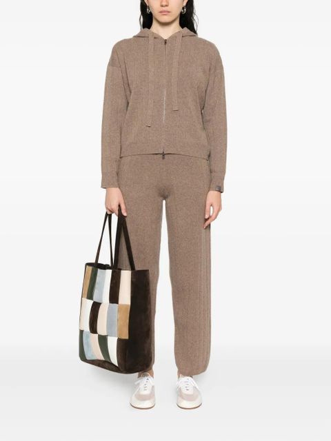 Max Mara ribbed cashmere straight-leg trousers - Brown - zdjęcie produktu nr 2