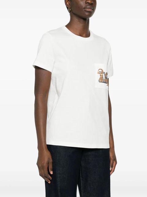 Max Mara graphic-print cotton T-shirt - White