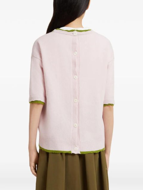 Marni three-quarter sleeves sweater - Pink